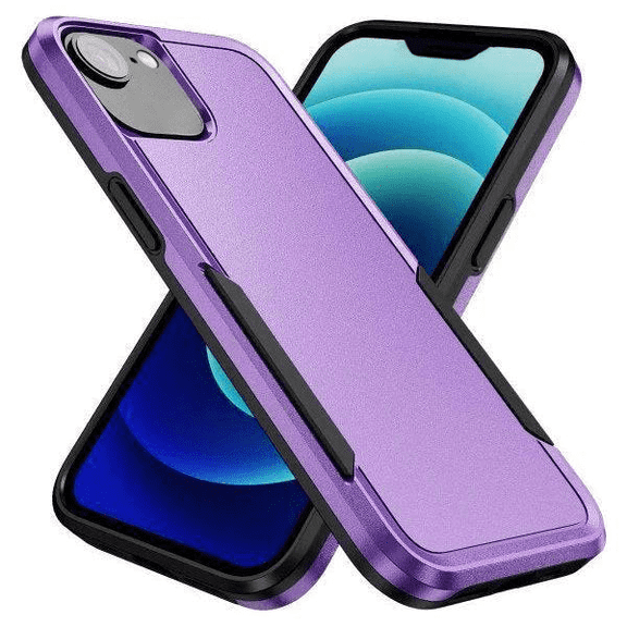 Entronix Heavy Duty Sleek Case for iPhone 16e, Shockproof AntiDrop Hybrid Protection, Purple