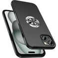 thumbnail image 1 of Entronix Kickstand Back Cover Case for Apple iPhone 15, Black, 1 of 6