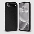 thumbnail image 1 of Entronix Silicone Case Designed for iPhone 17 Air Liquid Silicone Case, Shockproof Slim, Black, 1 of 5