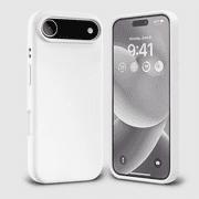 Entronix Liquid Silicone Case for iPhone 17 Air   Soft Protective Cover, White