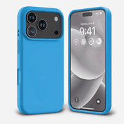 Entronix Silicone Case Compatible with iPhone 17 Pro and iPhone 18 Pro, Protective Cover, Aqua Blue