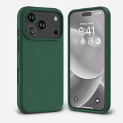 Entronix Silicone Case Compatible with iPhone 17 Pro and iPhone 18 Pro, Protective Cover, Green
