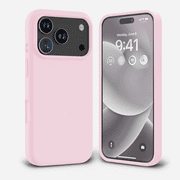 Entronix Silicone Case Compatible with iPhone 17 Pro and iPhone 18 Pro, Protective Cover, Pink