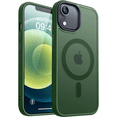 thumbnail image 1 of Entronix Magnetic Hybrid Phone Case Designed For iPhone XR Shockproof Heavy Duty Dual-Layered Cover, Green, 1 of 6