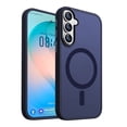 thumbnail image 1 of Entronix Magnetic Case Compatible with Galaxy S26 Plus, Frosted Matte Back Shock-Absorbent Cover, Navy Blue, 1 of 5