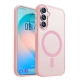 thumbnail image 1 of Entronix Magnetic Case Compatible with Galaxy S26 Plus, Frosted Matte Back Shock-Absorbent Cover, Pink, 1 of 5