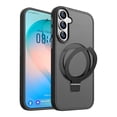 thumbnail image 1 of Entronix Magnetic Case Compatible with Galaxy S26 Plus, Frosted Matte Back with Kickstand Slim Cover, Black, 1 of 6