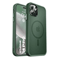 thumbnail image 1 of Entronix Magnetic Case Compatible with iPhone 14 Pro, Translucent Matte Cover, Green, 1 of 7