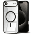 thumbnail image 1 of Entronix [Magnetic] Case Compatible with iPhone 17 Air - [Clear Back] Soft Matte Frame, 1 of 6