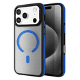 thumbnail image 1 of Entronix [Magnetic] Case Compatible with iPhone 17 Pro Max - Translucent Matte Back w/ Rugged Edges, Blue, 1 of 5