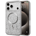 thumbnail image 1 of Entronix [Magnetic] Case Compatible with iPhone 17 Pro - Rhinestone-Covered Back, 1 of 5