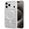 thumbnail image 1 of Entronix [Magnetic] Case Compatible with iPhone 17 Pro - Rhinestone-Covered Back, 1 of 5