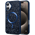 thumbnail image 1 of Entronix [Magnetic] Case Compatible with iPhone 17 - Rhinestone-Covered Back, 1 of 5
