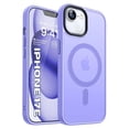 thumbnail image 1 of Entronix Magnetic Case Compatible with iPhone 17e, Frosted Matte Back Cover, Purple, 1 of 5