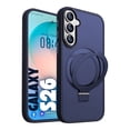 thumbnail image 1 of Entronix Magnetic Case for Galaxy S26, Frosted Matte Back with Kickstand Slim Fit Cover, Navy Blue, 1 of 6