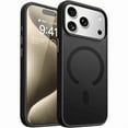 thumbnail image 1 of Entronix Magnetic Case for iPhone 17 Pro – Heavy Duty Slim Dual-Layer Shockproof Cover, Black, 1 of 5