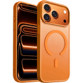 thumbnail image 1 of Entronix Magnetic Case for iPhone 17 Pro Max – Heavy Duty Slim Dual-Layer Shockproof Cover, Orange, 1 of 5