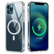 Entronix Magnetic Phone Case for iPhone 12 Pro Max, Clear, Shockproof