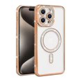 thumbnail image 1 of Entronix Magnetic Clear Case Compatible with iPhone 13 Pro Max, Sparkly Crystal Cover, Gold, 1 of 8