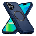 thumbnail image 1 of Entronix Magnetic Case Compatible with iPhone 16 Plus, Anti-Slip Shockproof Protective Cover, Navy Blue, 1 of 8
