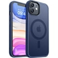 thumbnail image 1 of Entronix Magnetic Protective Back Cover Case for iPhone 11, Matte, Wireless Charging Compatible, 1 of 6