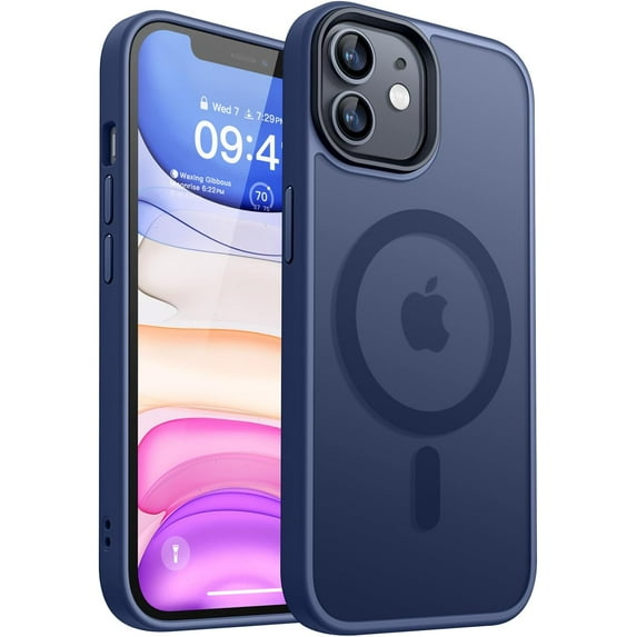 Entronix Magnetic Protective Back Cover Case for iPhone 11, Matte, Wireless Charging Compatible