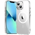 thumbnail image 1 of Entronix Magnetic Transparent Case for iPhone 13 Mini – Slim Fit, Shockproof, Yellow-Resistant Crystal Clear Cover, 1 of 6
