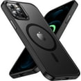 thumbnail image 1 of Entronix Phone Case Compatible with Magsafe for Apple iPhone 12 Pro Max Magnetic Case, Heavy Duty Slim Dual Layer Shockproof Magnetic Case for Apple iPhone 12 Pro Max, Black, 1 of 6