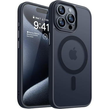 Entronix Phone Case Compatible with Magsafe for Apple iPhone 14 Pro Max Magnetic Case, Heavy Duty Slim Dual Layer Shockproof Magnetic Case for Apple iPhone 14 Pro Max, Black