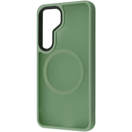 Entronix Phone Case Compatible with Magsafe for Samsung Galaxy S24 Magnetic Case, Heavy Duty Slim Dual Layer Shockproof Magnetic Case for Samsung Galaxy S24, Green
