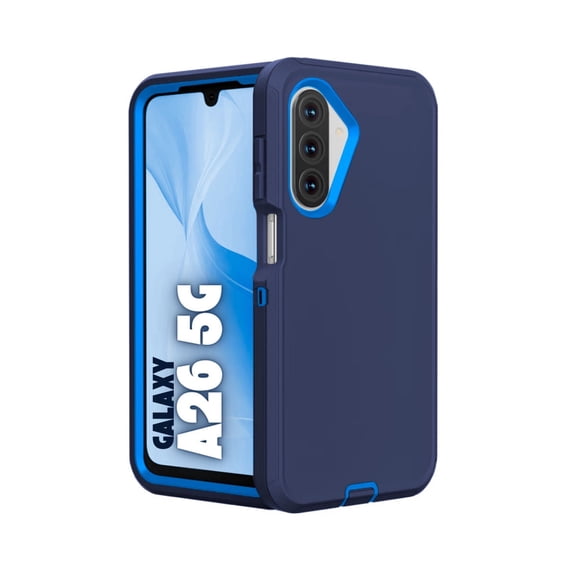 Entronix Heavy Duty Case Compatible with Galaxy A26, Shockproof Hard Cover, Blue