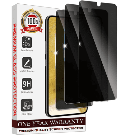 Entronix Screen Protector Compatible with Galaxy S10e, Privacy Tempered Glass, 3-Pack
