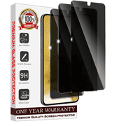 Entronix Privacy Screen Protector for Samsung Galaxy S21 Privacy Screen Protector, Pack of 3 with Support Fingerprint ID Anti-Spy Tempered Glass Film for Samsung Galaxy S21