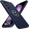 thumbnail image 1 of Entronix Protective Case Compatible with Galaxy S25 FE, 360 Rotatable Ring Holder Kickstand Cover, Blue, 1 of 5