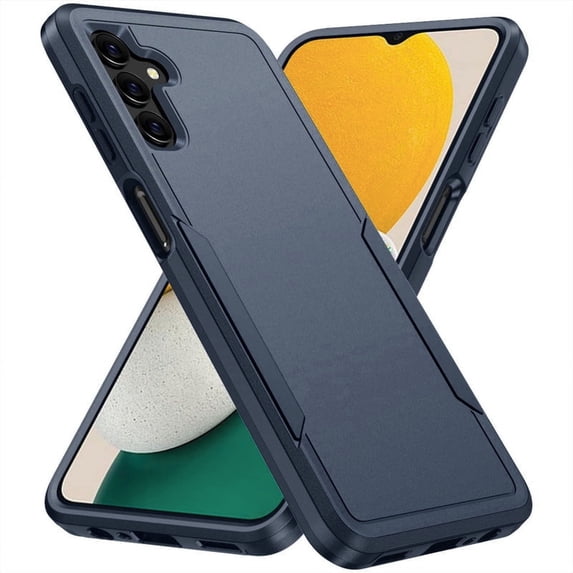 Entronix Protective Case Compatible with Galaxy S25 FE, Hard Shell Soft Inner Layer Anti-Slip Cover, Blue