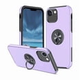 thumbnail image 1 of Entronix Protective Case Compatible with iPhone 16E, Ring Holder Slim Cover, Purple, 1 of 7