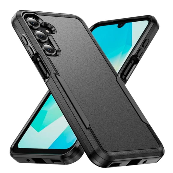 Entronix Protective Case for Galaxy A17, Anti-Slip Shockproof Rugged Cover, Black