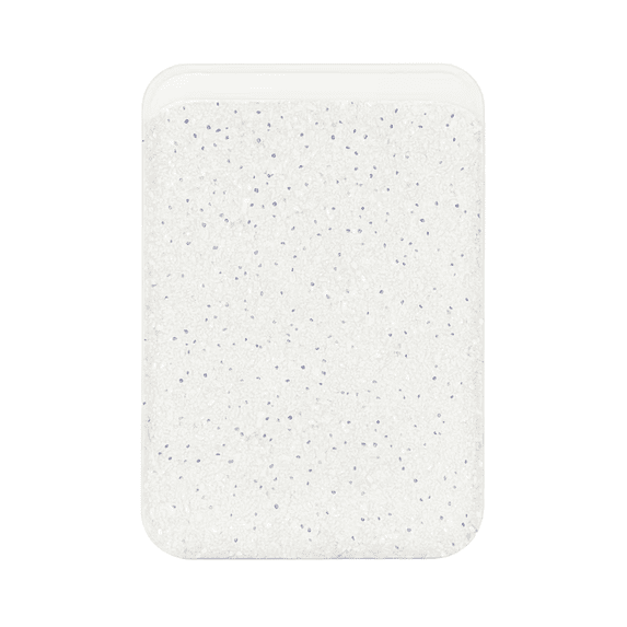 Entronix Rhinestone Magnetic Wallet Attachment for MagSafe & Magnetic Phone Cases - White