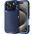 thumbnail image 1 of Entronix Rugged Heavy Duty Case for iPhone 17 Pro Max – Triple-Layer Protective Bumper Cover, Navy, 1 of 5
