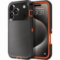 thumbnail image 1 of Entronix Rugged Heavy Duty Case for iPhone 17 Pro Max – Triple-Layer Protective Bumper Cover, Orange, 1 of 5