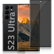 Entronix Samsung Privacy Screen Protector for Samsung Galaxy S23 Ultra, Tempered Glass Anti-Spy Screen Protector for Samsung Galaxy S23 Ultra [Anti-Peek] [9H Hardness] [Anti-Scratch] [Easy Install]