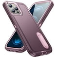 thumbnail image 1 of Entronix Shockproof Back Cover Cell Phone Case for Apple iPhone 12, Purple, 1 of 6
