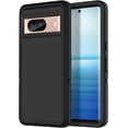 thumbnail image 1 of Entronix Shockproof Back Cover Cell Phone Case for Google Pixel 8, Black, 1 of 7