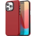 thumbnail image 1 of Entronix Protective Case Compatible with iPhone 16 Pro, Anti-Slip Hard Cover, Red, 1 of 7