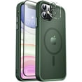 thumbnail image 1 of Entronix Shockproof Heavy Duty Cell Phone Case for Apple iPhone 11, Green, 1 of 6