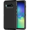 thumbnail image 1 of Designed for Samsung Galaxy S10 Plus Heavy Duty Case, Triple Layer Protection Shockproof Dropproof Dustproof Anti-Scratch Phone Case Cover for Samsung Galaxy S10 Plus,Black, 1 of 8
