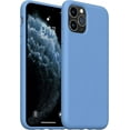 thumbnail image 1 of Entronix Silicone Case Compatible with iPhone 11 Pro Max, Protective Cover, Aqua Blue, 1 of 5