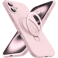 thumbnail image 1 of Entronix Silicone Case Designed for Apple iPhone 16 with Stand, Protection Shockproof Dropproof Dustproof Slim Design Phone Cover for Apple iPhone 16, Pink, 1 of 6