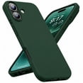 thumbnail image 1 of Entronix Silicone Case Compatible with iPhone 16, Protective Cover, Green, 1 of 7