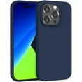 thumbnail image 1 of Entronix Silicone Case Designed for Apple iPhone 16 Pro Liquid Silicone Case, Shockproof Slim Case Built for Apple iPhone 16 Pro, Navy, 1 of 1
